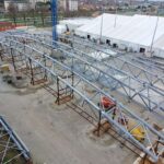 Verifiche IIS alle saldature delle travi del Palasport di Ravenna